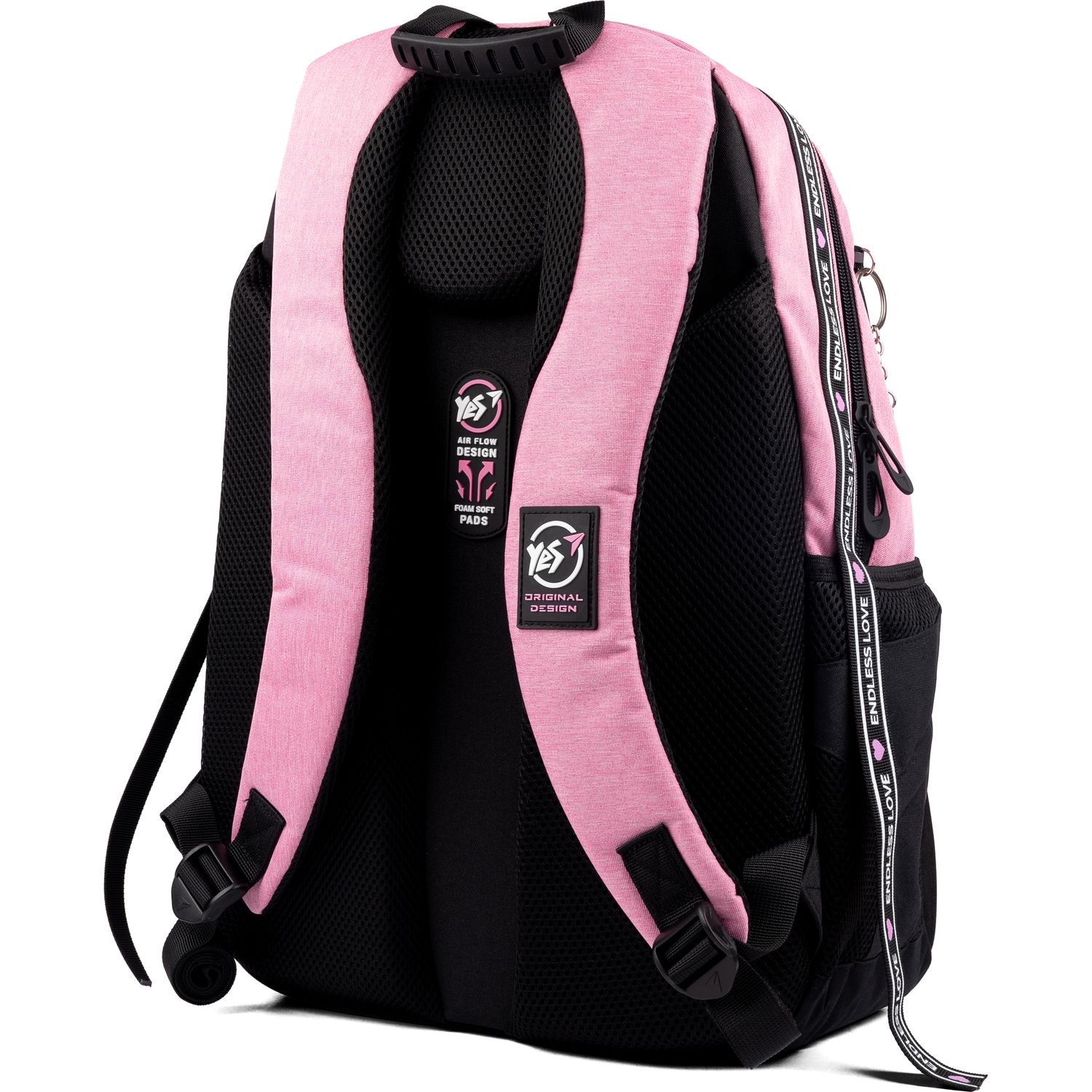 Рюкзак Yes TS-61 Girl Wonderful, чорний з рожевим (558908) - фото 3