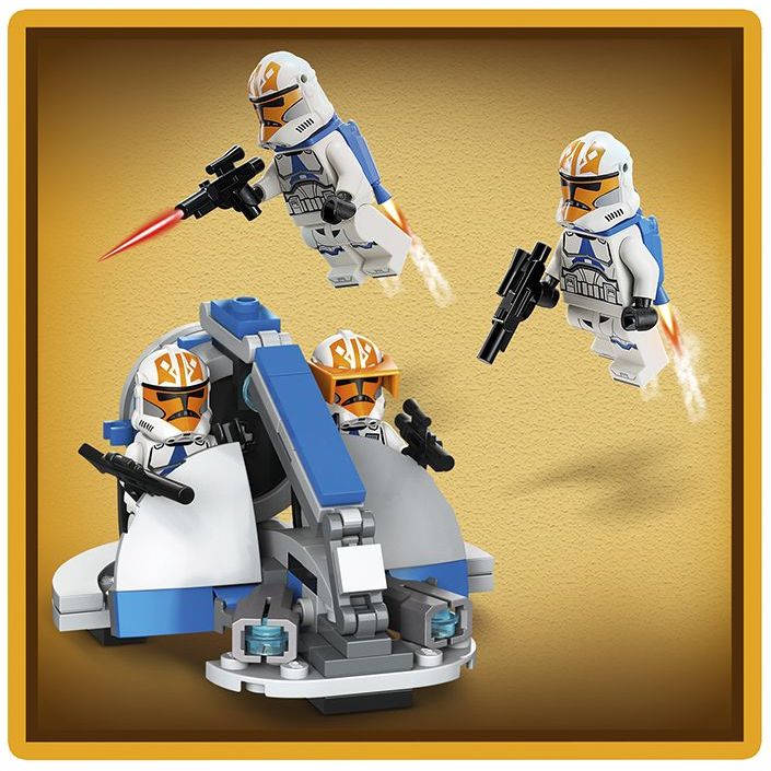 Конструктор LEGO Star Wars Бойовий набір солдатів-клонів 332 полку Асокі, 108 деталей (75359) - фото 8