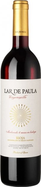 Вино Lar de Paula Tempranillo червоне сухе, 0,75 л, 13% (574958) - фото 1
