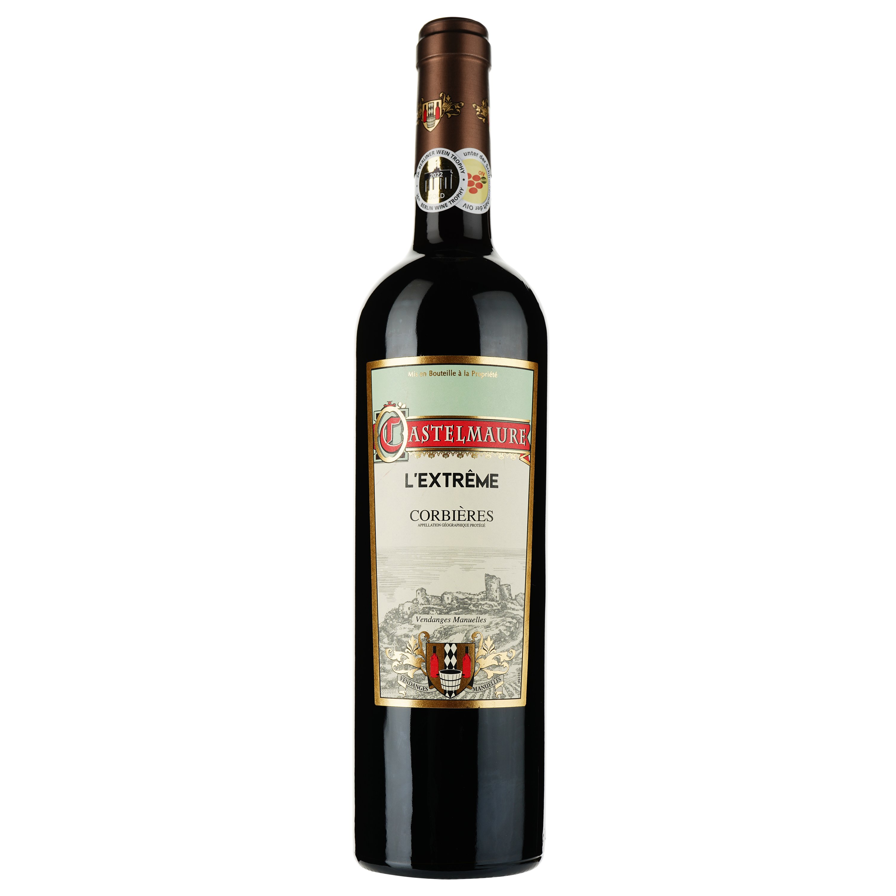 Вино Corbieres Extreme de Castelmaure 2019 червоне сухе 0.75 л - фото 1