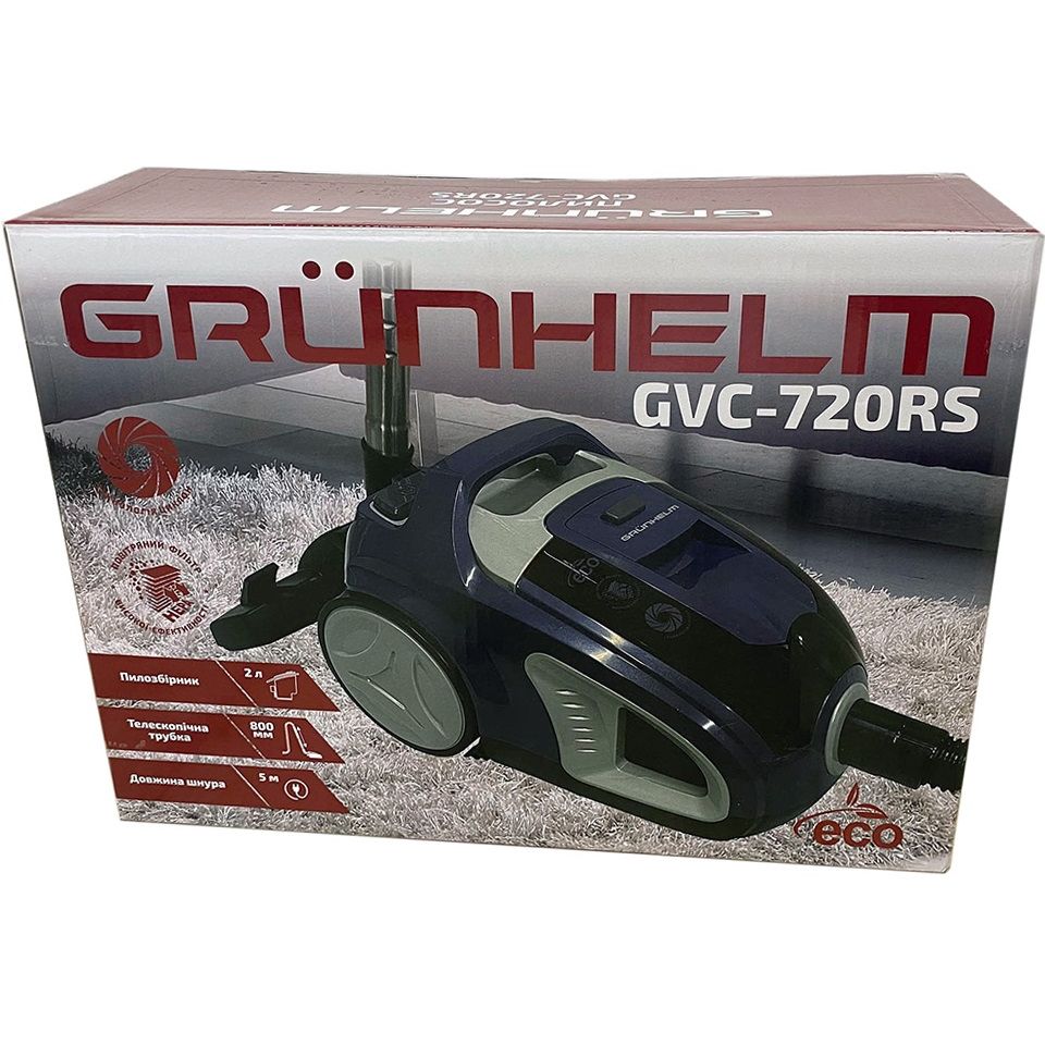 Пилосос Grunhelm Eco GVC-720RS (127937) - фото 7