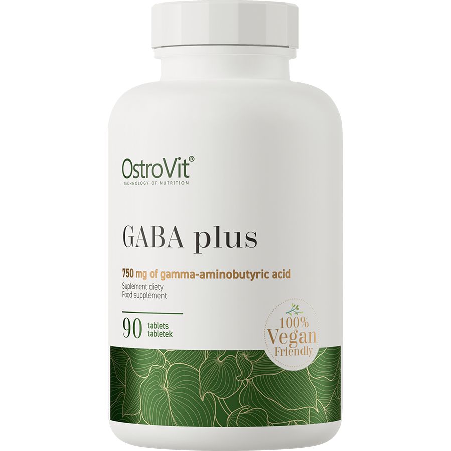 Амінокислота OstroVit GABA plus 90 таблеток - фото 1