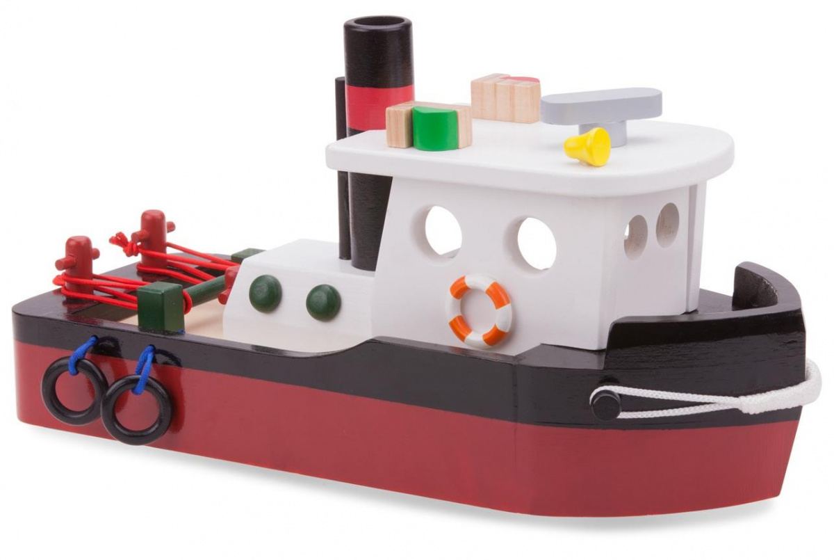 Буксирне судно New Classic Toys Буксирне судно червоний (10905) - фото 1