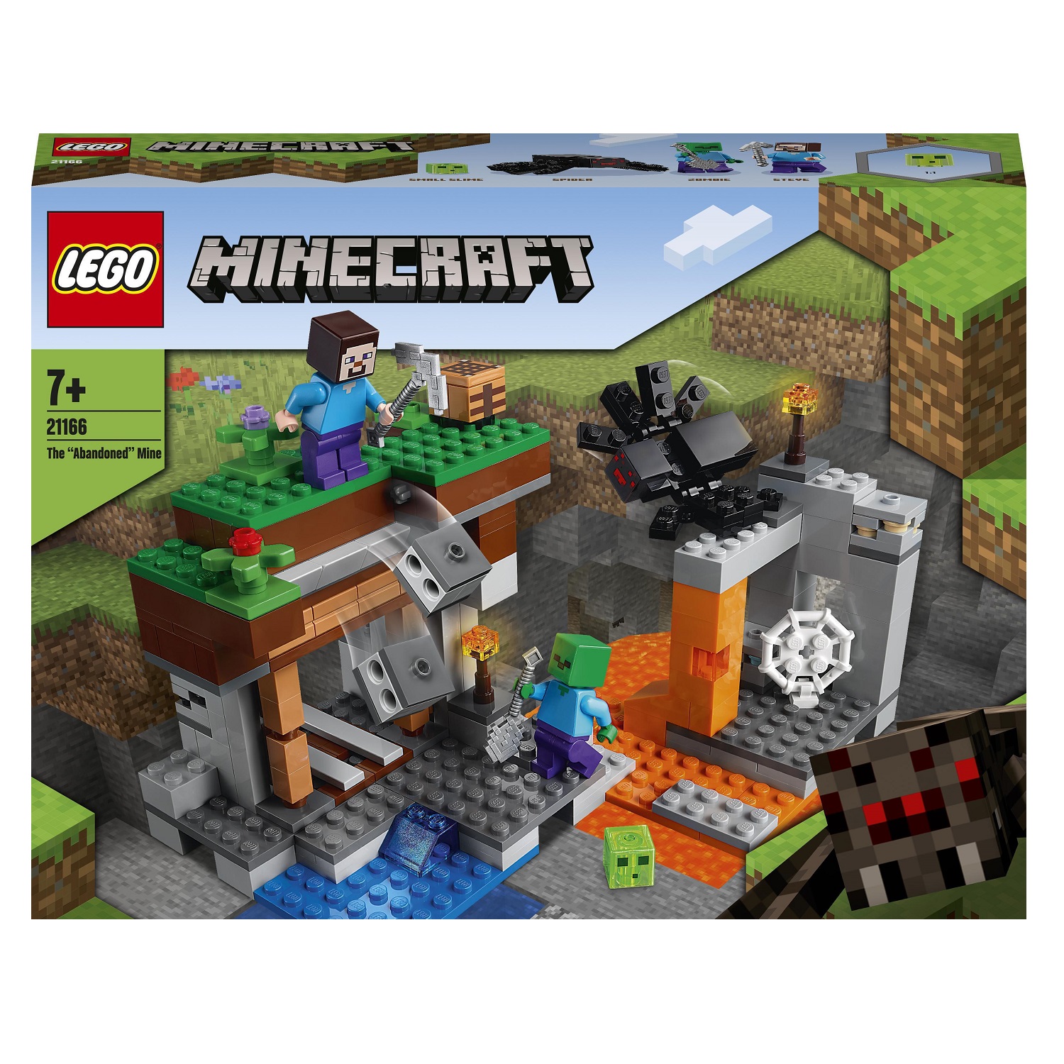 Конструктор LEGO Minecraft Заброшенная шахта 248 деталей (21166) - фото 1