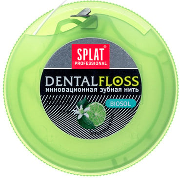 Объемная зубная нить Splat DentalFloss, с экстрактом бергамота и лайма, 30 м - фото 2