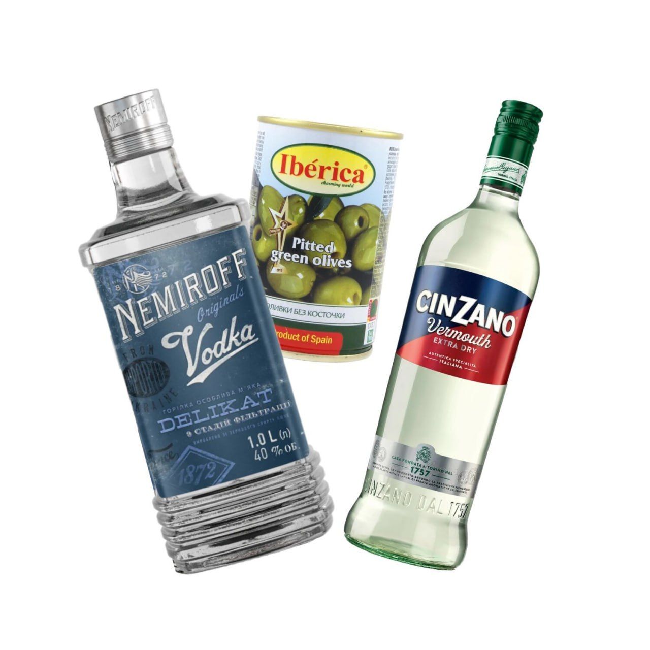 Коктейль Dirty Martini Vodka (набір інгредієнтів) х16 на основі Nemiroff - фото 2