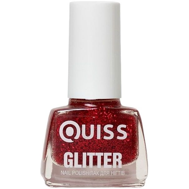 Лак для нігтів Quiss Glitter відтінок 06, 6 мл - фото 1