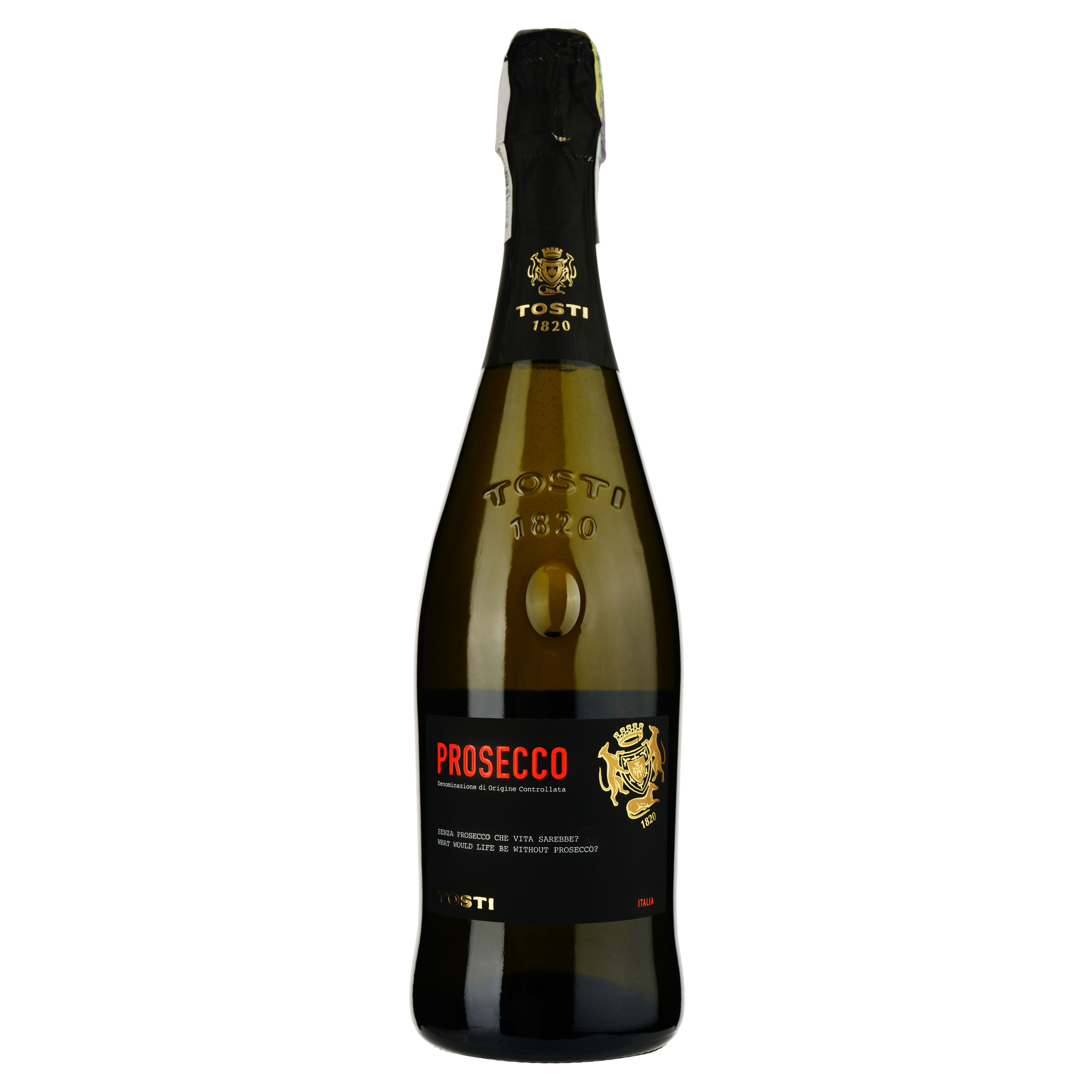 Игристое вино Tosti Prosecco DOC, белое, екстрасухое, 11%, 0,75 л - фото 1