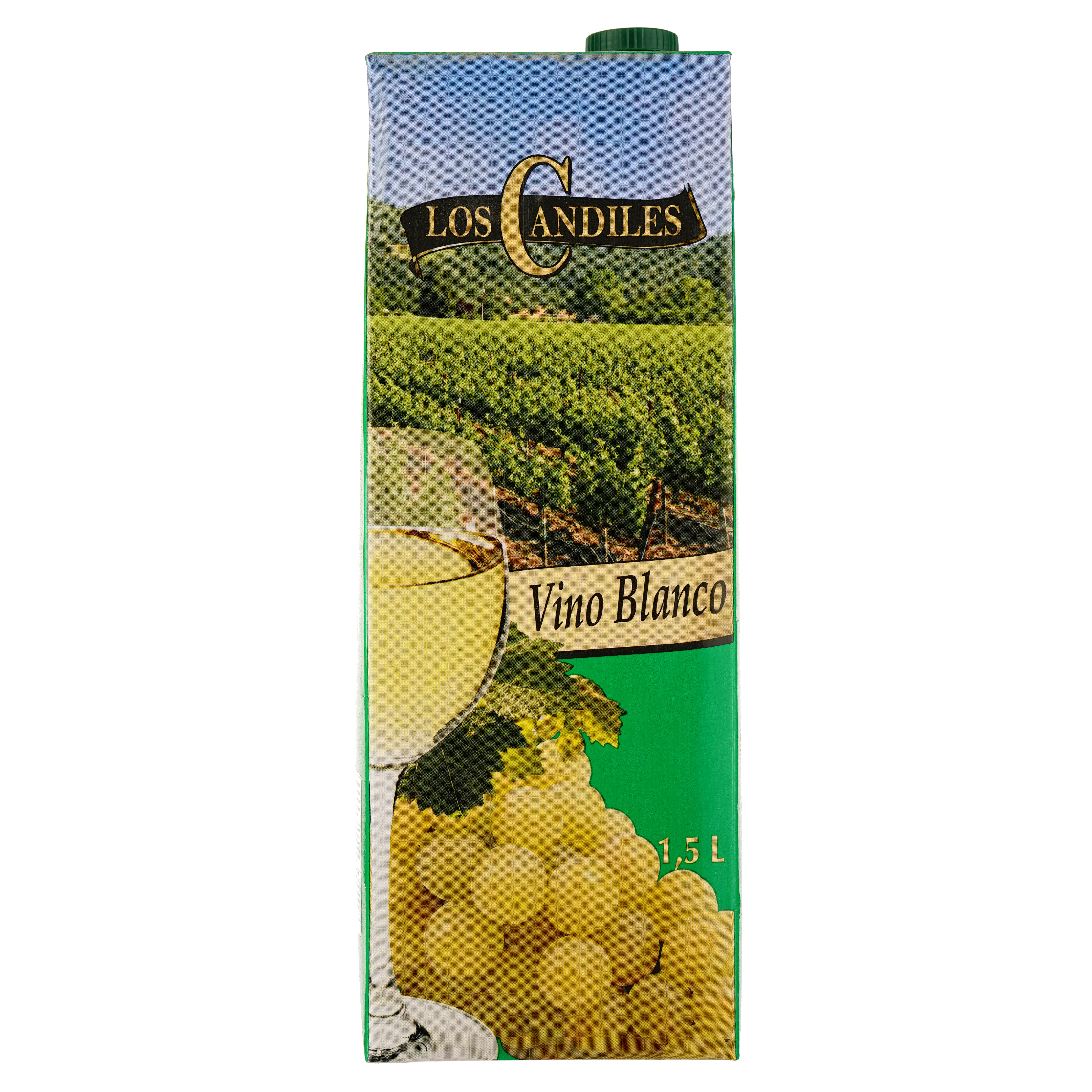 Вино Los Candiles, белое, сухое, 1.5 л - фото 1