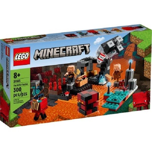 Конструктор LEGO Minecraft Бастион подземного мира, 300 деталей (21185) - фото 3