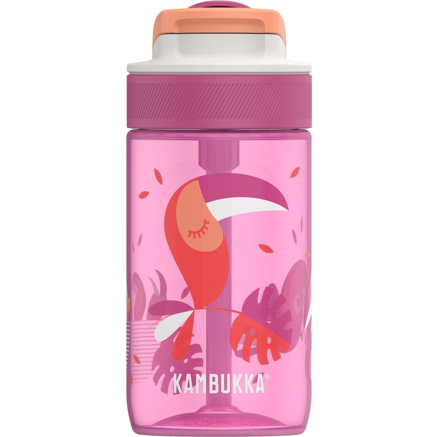 Пляшка для води дитяча Kambukka Lagoon Kids Toekan Love, 400 мл, рожева (11-04046) - фото 3