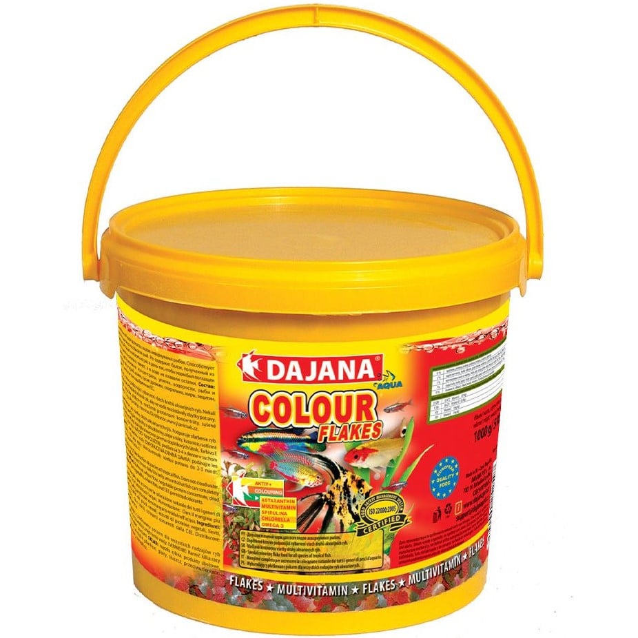 Корм Dajana Colour Flakes для яркого окраса рыб 2 кг - фото 1