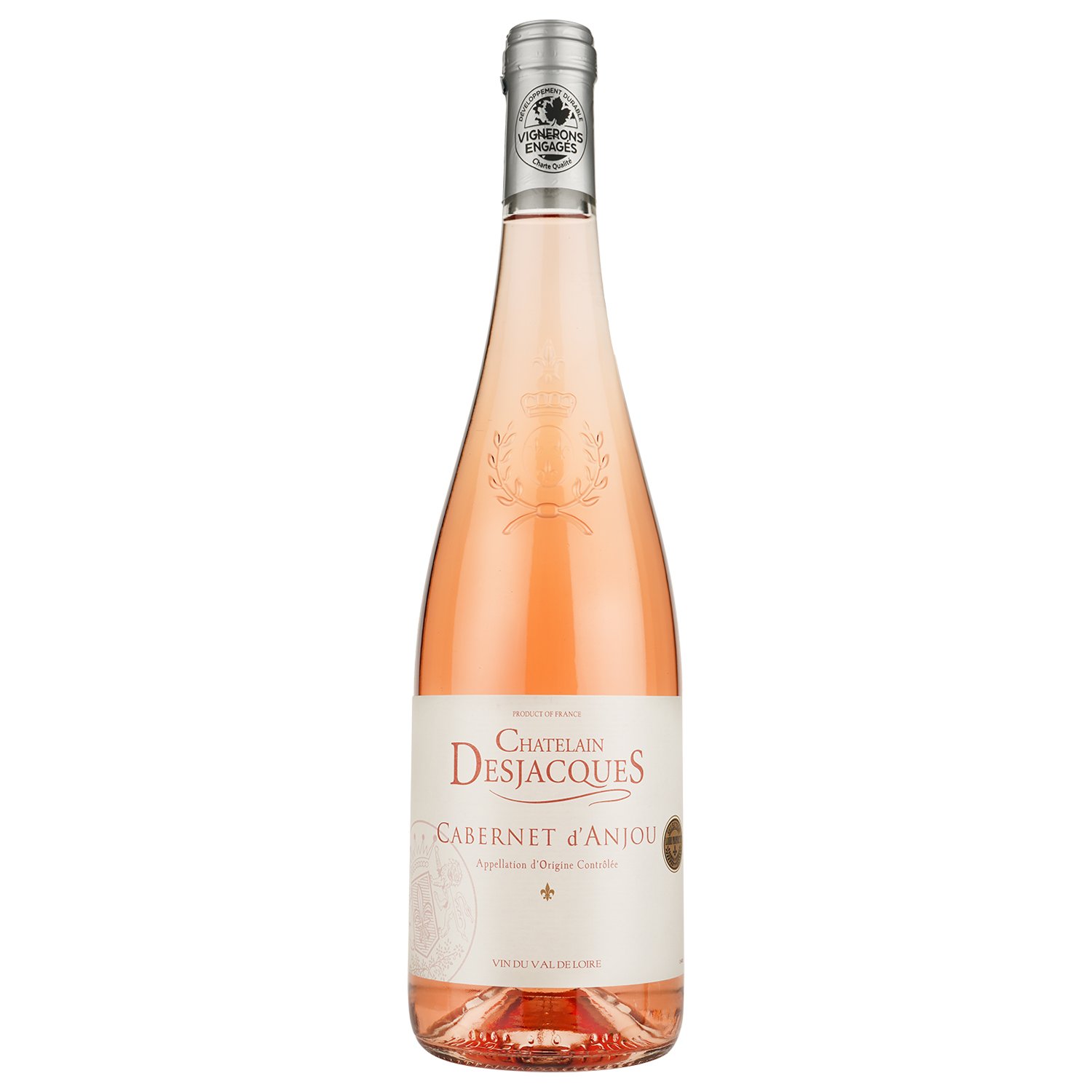 Вино Chatelain Desjacques Cabernet d'Anjou, 11%, 0,75 л - фото 1