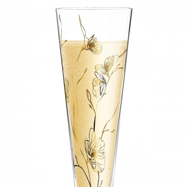 Бокал для шампанского Ritzenhoff Ветряные цветы от Marvin Benzoni, 205мл (1070277) - фото 3