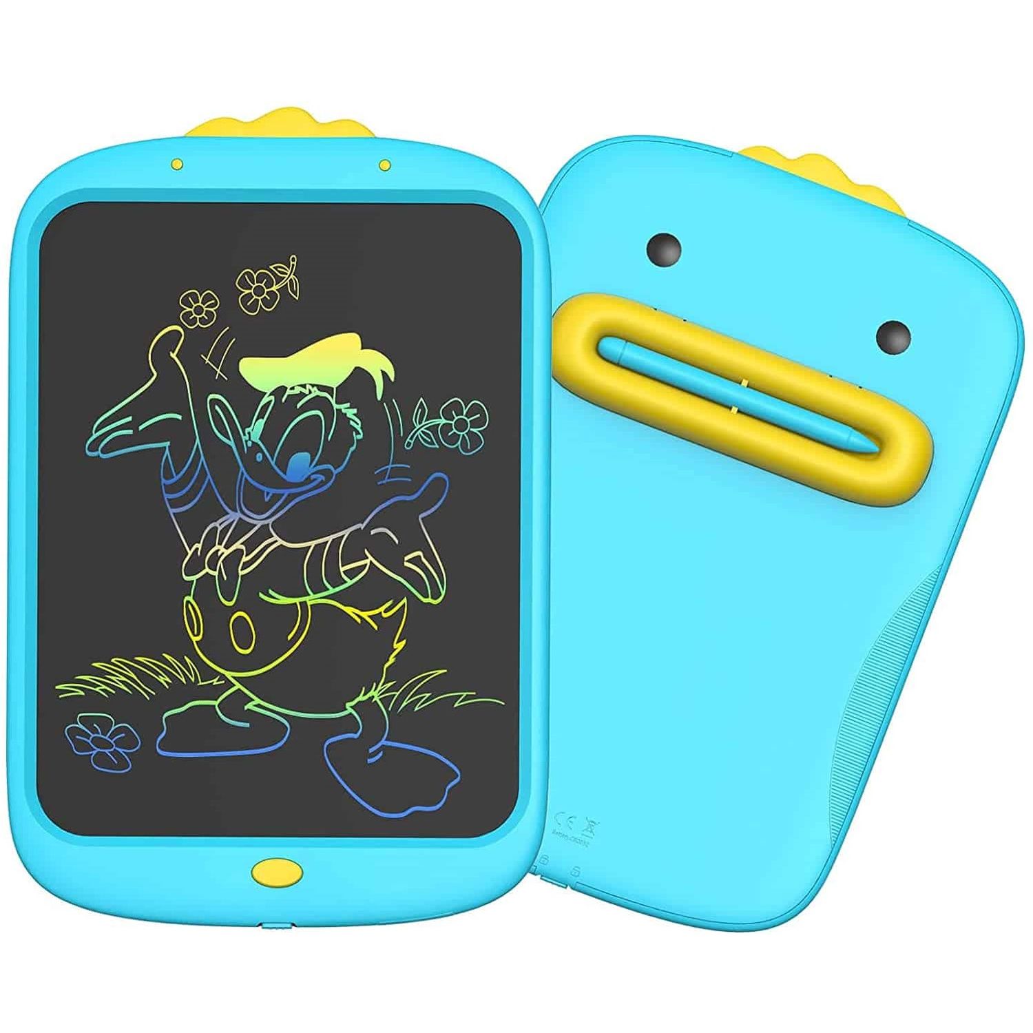 Дитячий LCD планшет для малювання Beiens Каченя 10” Multicolor блакитний (К1001blue) - фото 1