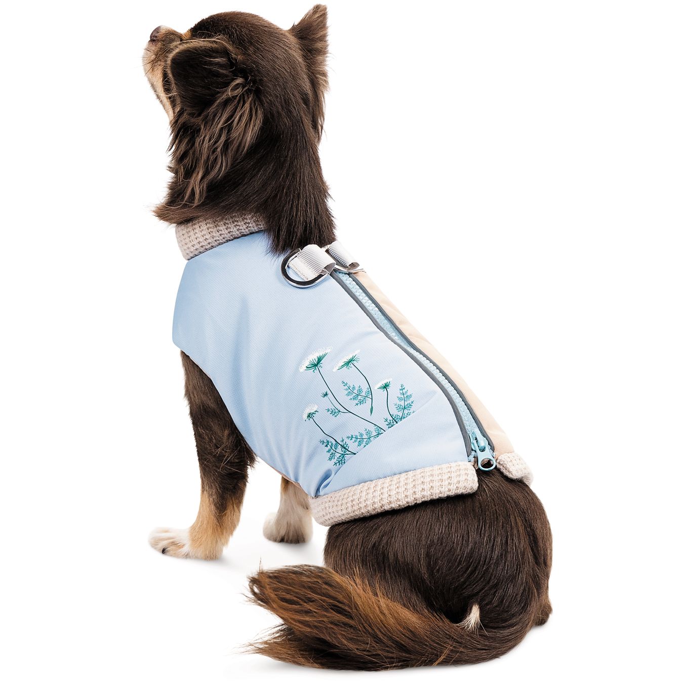 Жилет для собак Pet Fashion Kris L капучіново-блакитний - фото 3