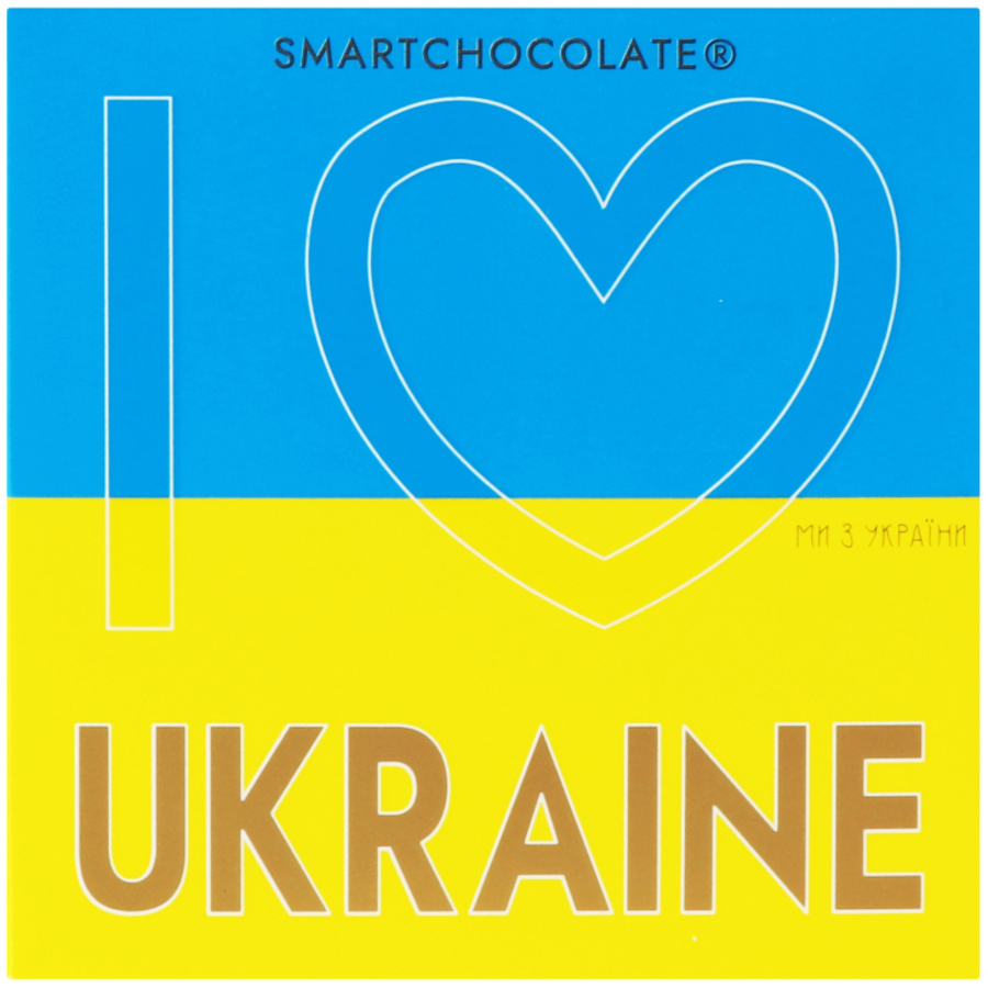 Шоколад SmartChocolate Ukraine без сахара 75 г (935122) - фото 1