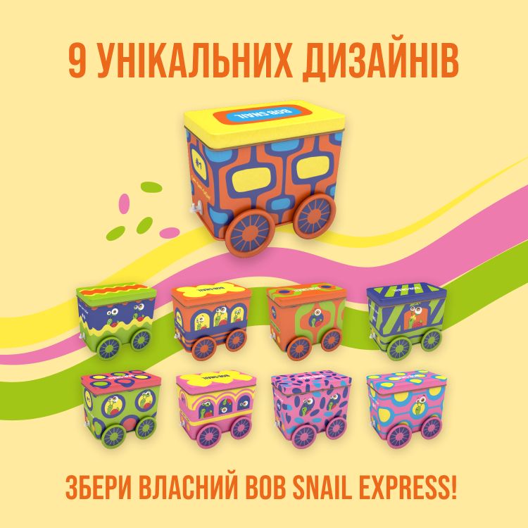 Набір солодощів Bob Snail Snack Track з іграшкою та стікером - фото 3