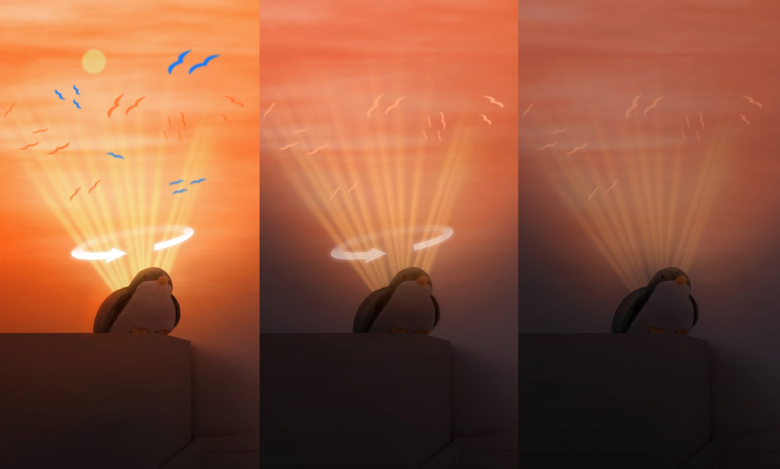 Ночник-проектор Zazu Шелли Птичка с подвижной проекцией и мелодиями (ZA-SHALLY-01) - фото 6