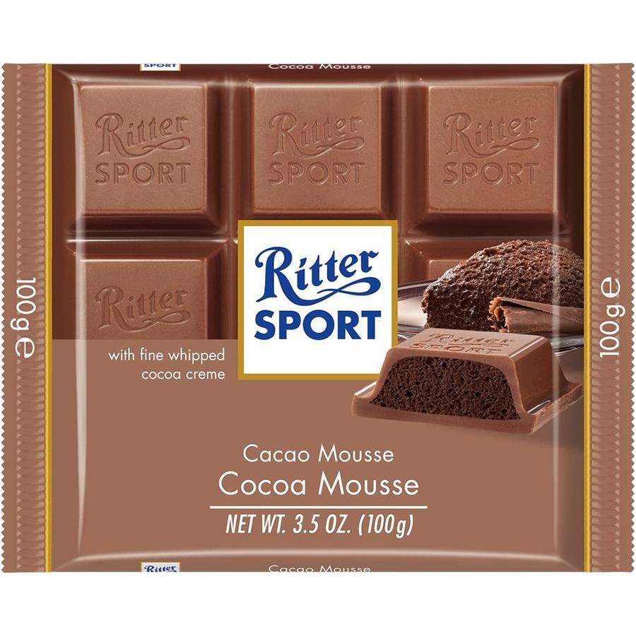 Шоколад молочный Ritter Sport с альпийским молоком и шоколадным муссом, 100 г (593196) - фото 1