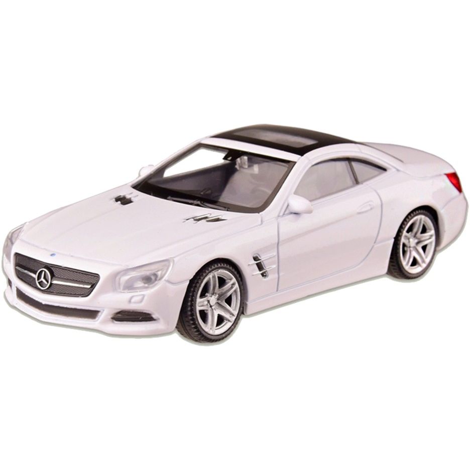 Машина Металева Mercedes-Benz Sl500 Welly 44043Cw Масштаб 1:43 Білий - фото 1