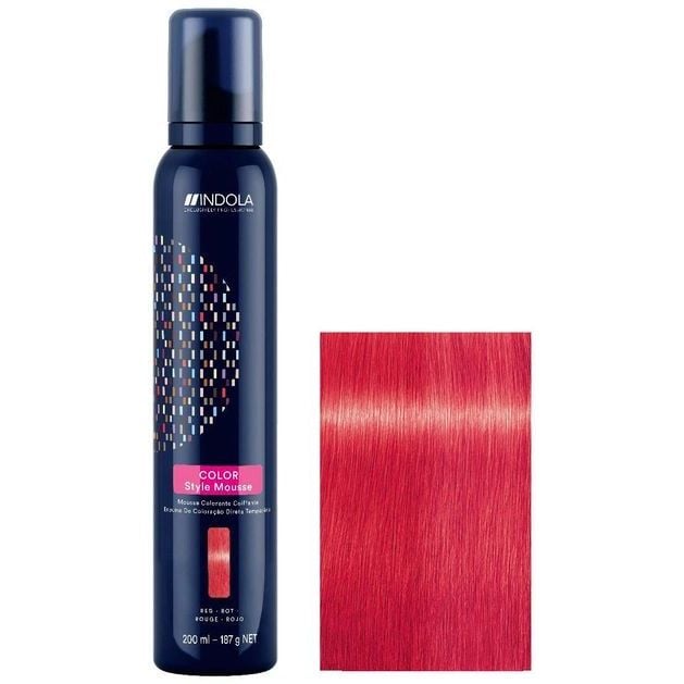 Мус для фарбування волосся Indola Color Style червоний мус 200 мл - фото 2