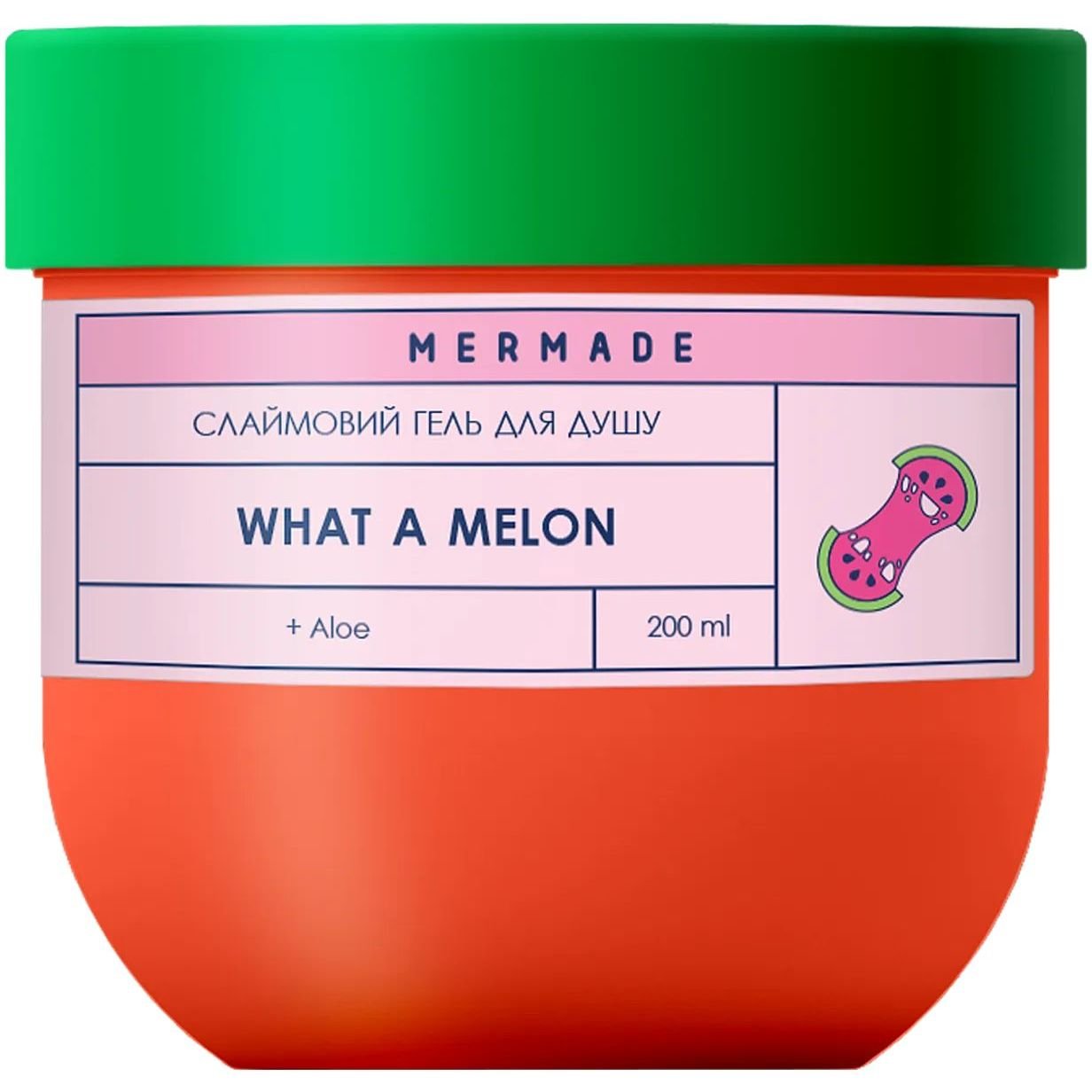 Слайм гель для душу Mermade What a Melon, 200 г - фото 1