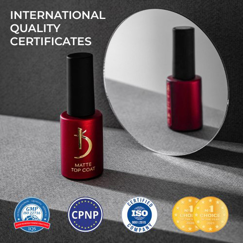 Верхнее матовое покрытие Kodi Professional Matte Top Coat Velour 7 мл - фото 4