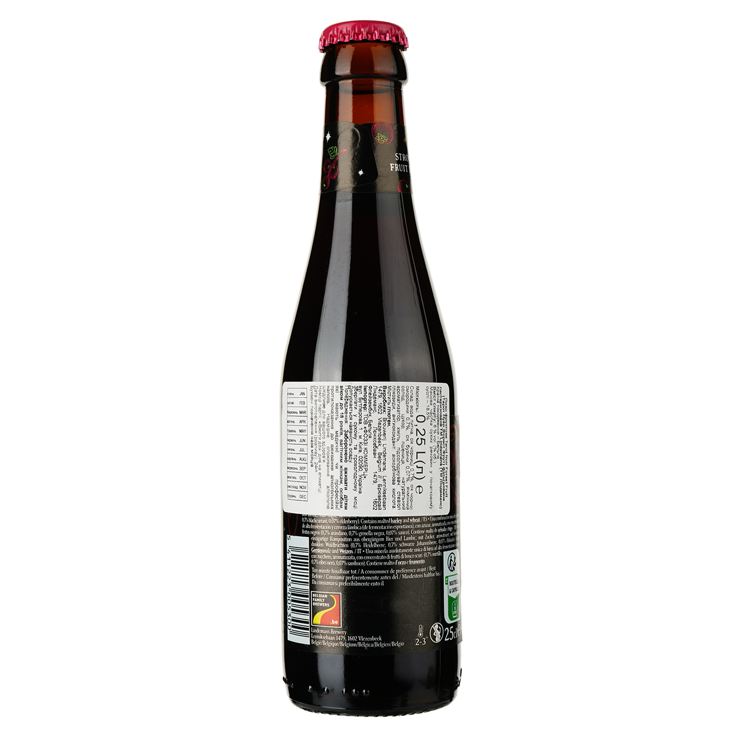 Пиво Lindemans Tarot Noir темне 8% 0.25 л - фото 2