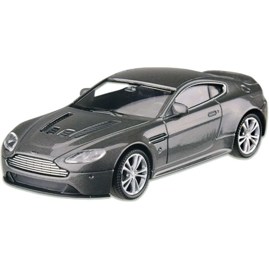 Машина Металлическая Aston Martin V12 Vantage Welly 44035Cw Масштаб 1:43 Серый - фото 1