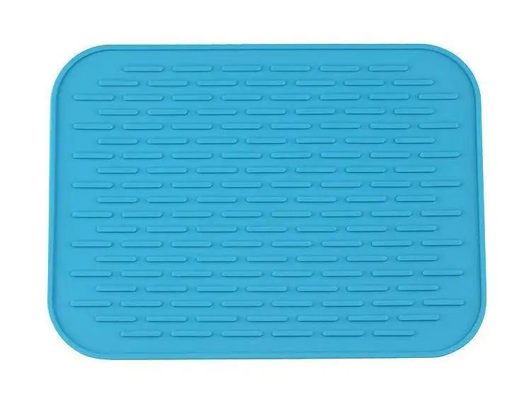 Силіконовий килимок для сушки посуду Supretto, блакитний (4874-0001) - фото 1