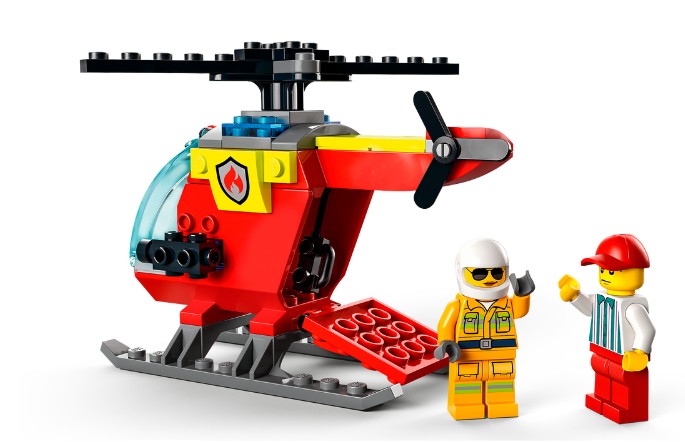 Конструктор LEGO City Пожарный вертолет, 53 детали (60318) - фото 10