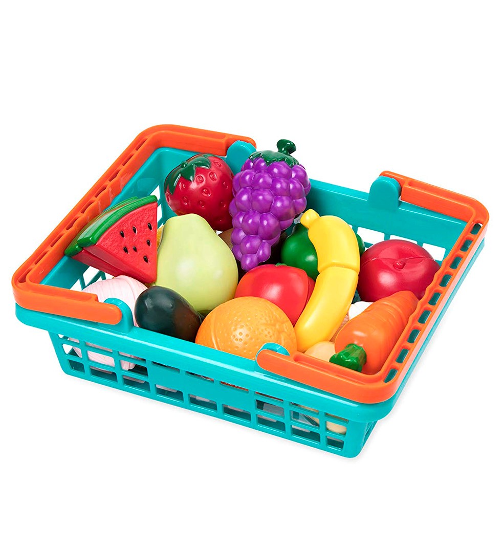 Игровой набор Battat Овощи-фрукты, на липучках, 37 шт. (BT2534Z) - фото 2