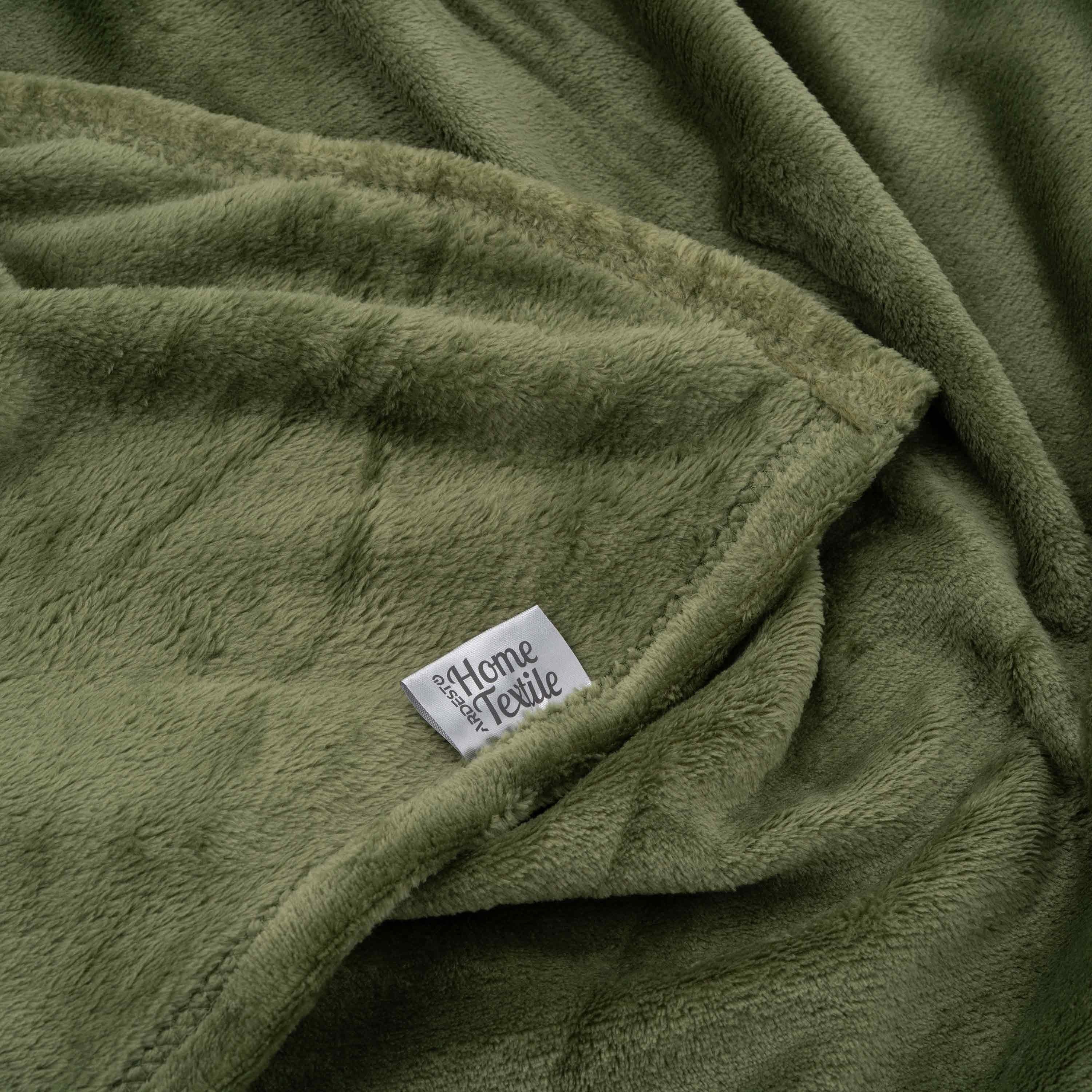 Плед Ardesto Flannel 200x220 см зеленый (ART0212SB) - фото 4
