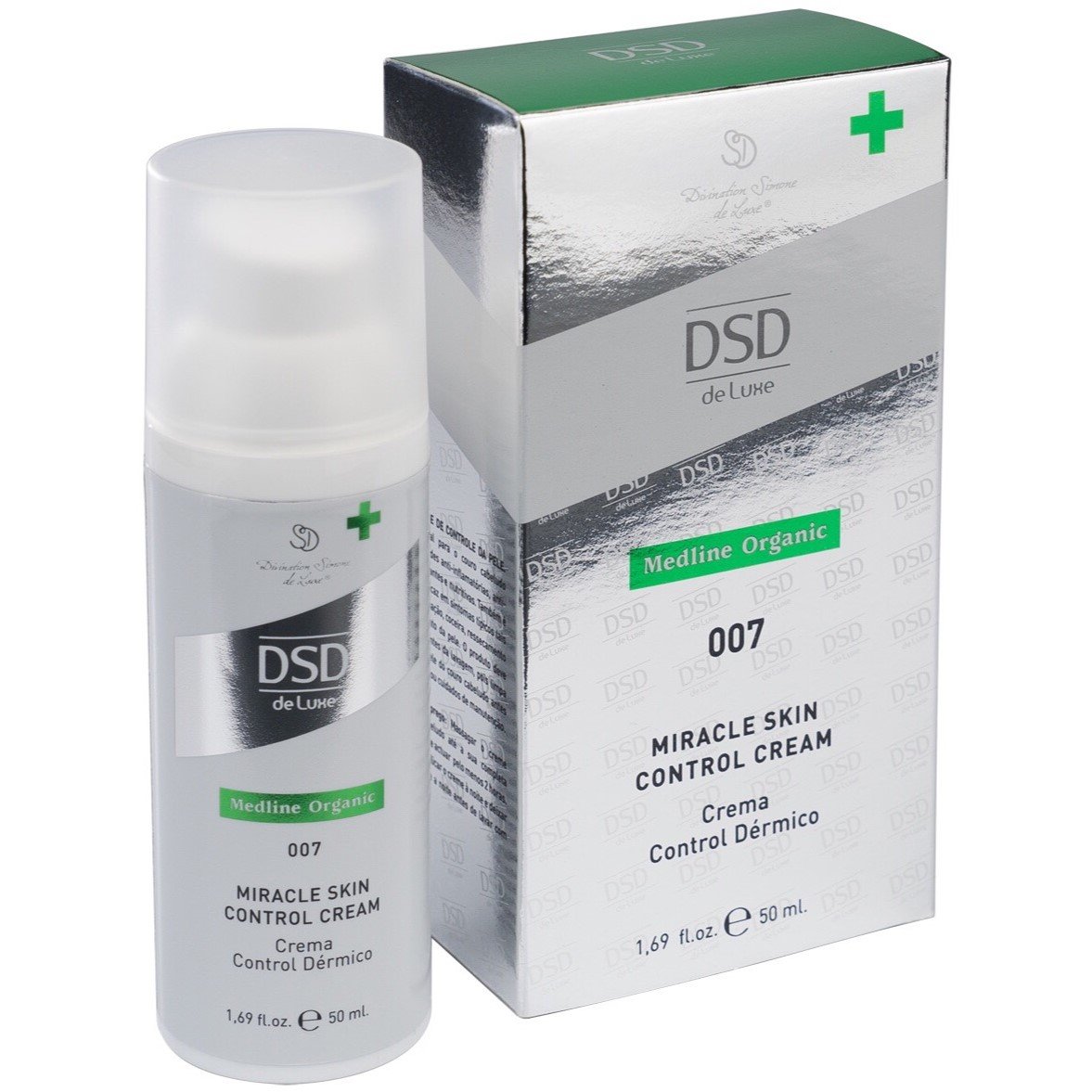 Крем DSD de Luxe 007 Medline Organic Miracle Skin Control Cream для лечения кожи головы, 50 мл - фото 1