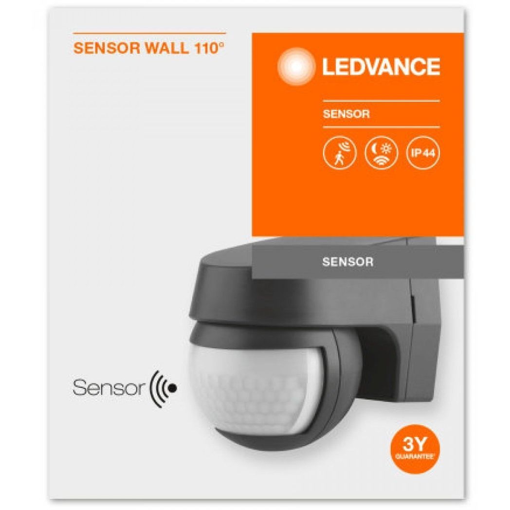 Датчик движения Ledvance Sensor Wall IP44 черный (4058075244757) - фото 4