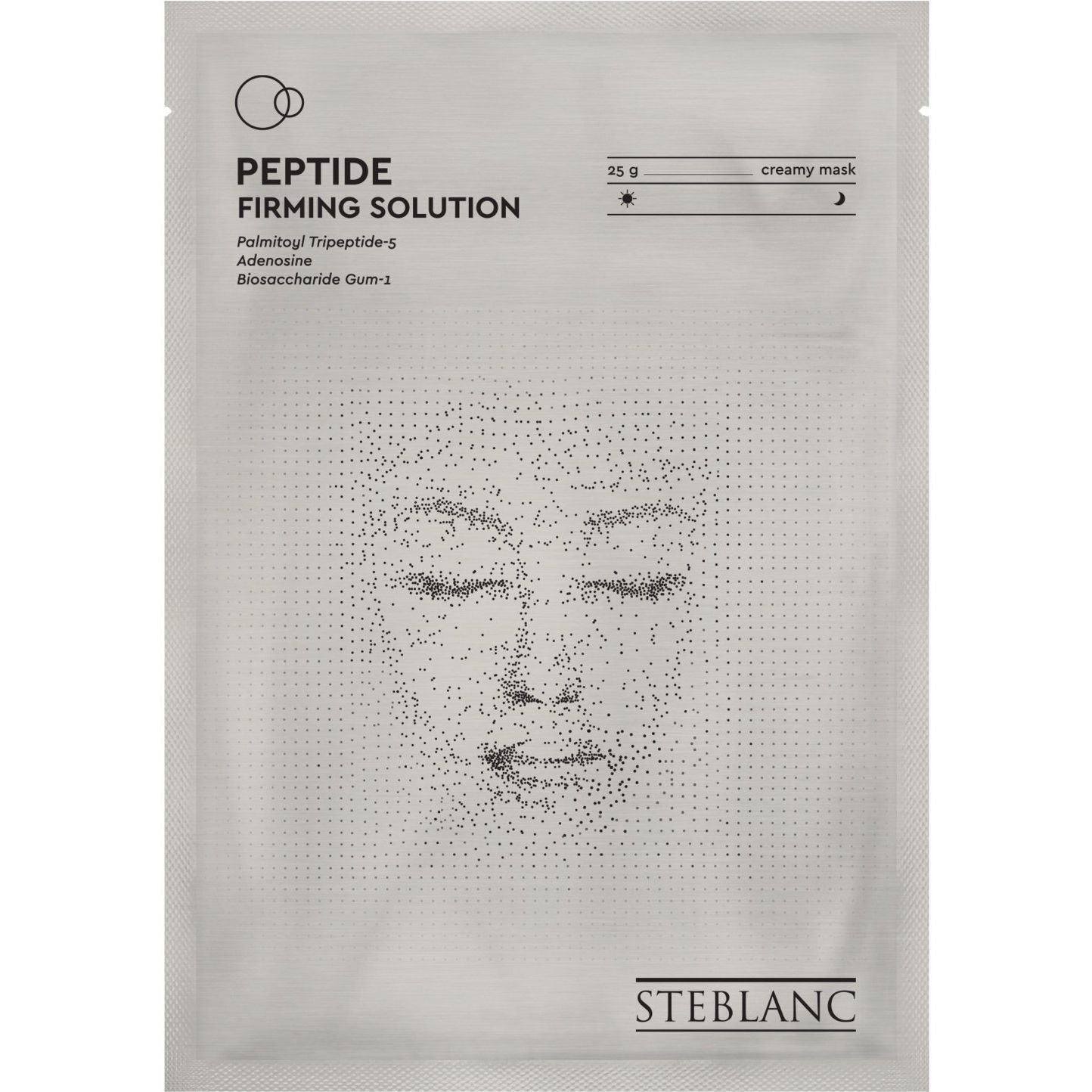 Тканинна маска для обличчя Steblanc Peptide Firming Solution Зміцнююча з пептидами, 25 г - фото 1
