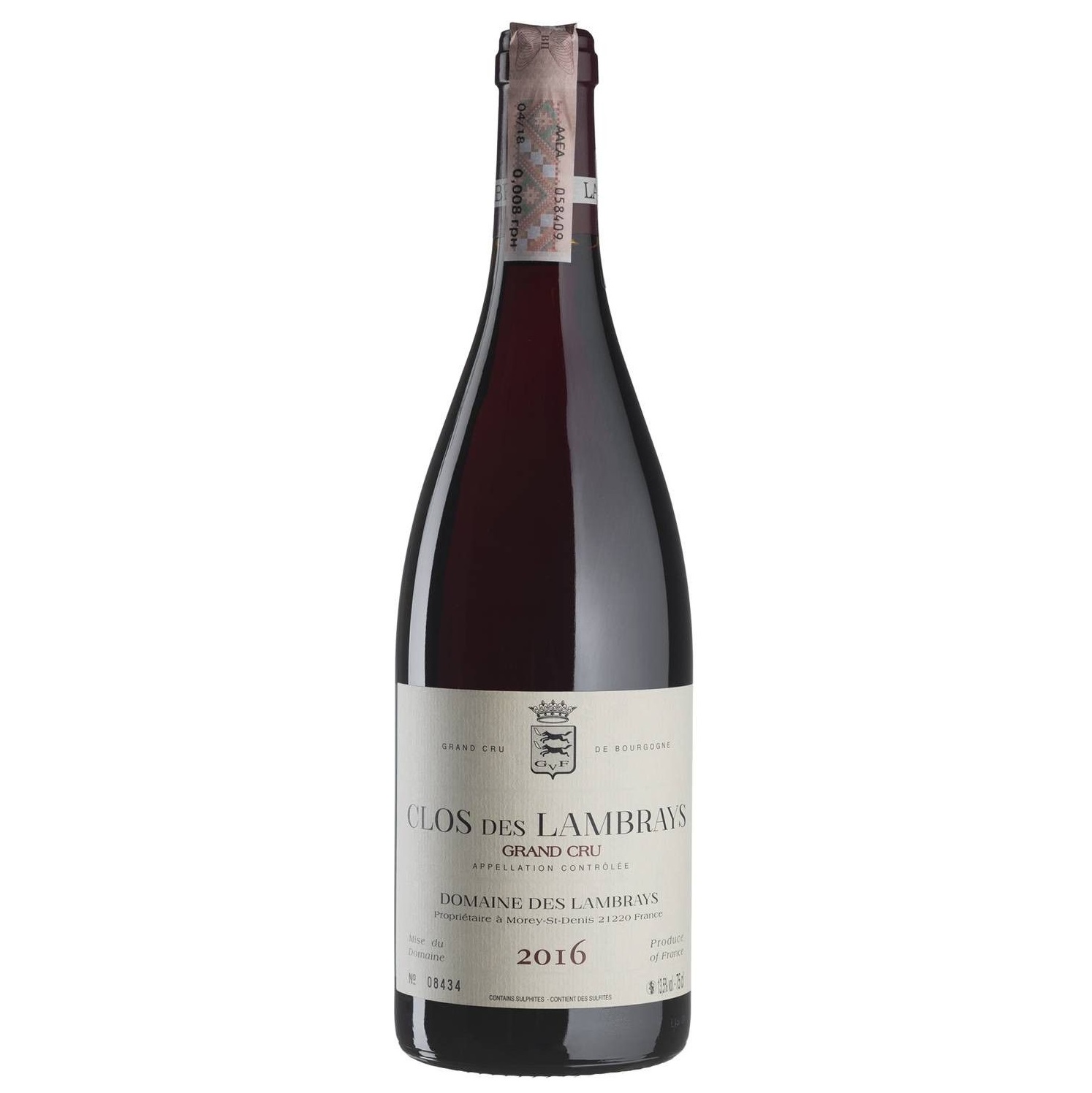Вино Domaine des Lambrays Clos des Lambrays Grand Cru 2016, красное, сухое, 0,75 л (39624) - фото 1