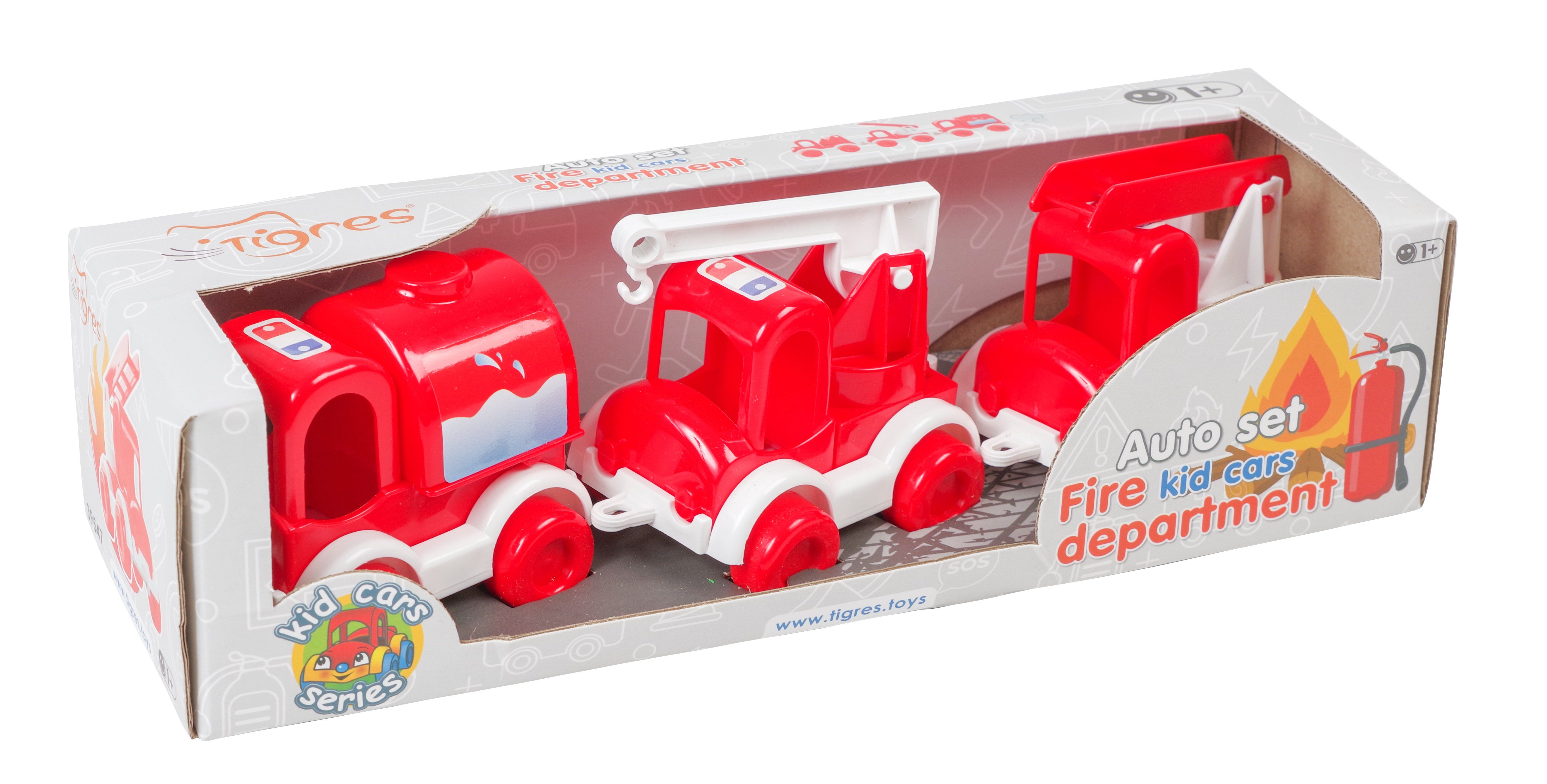 Набор пожарных машин Wader Kid cars (39547) - фото 1