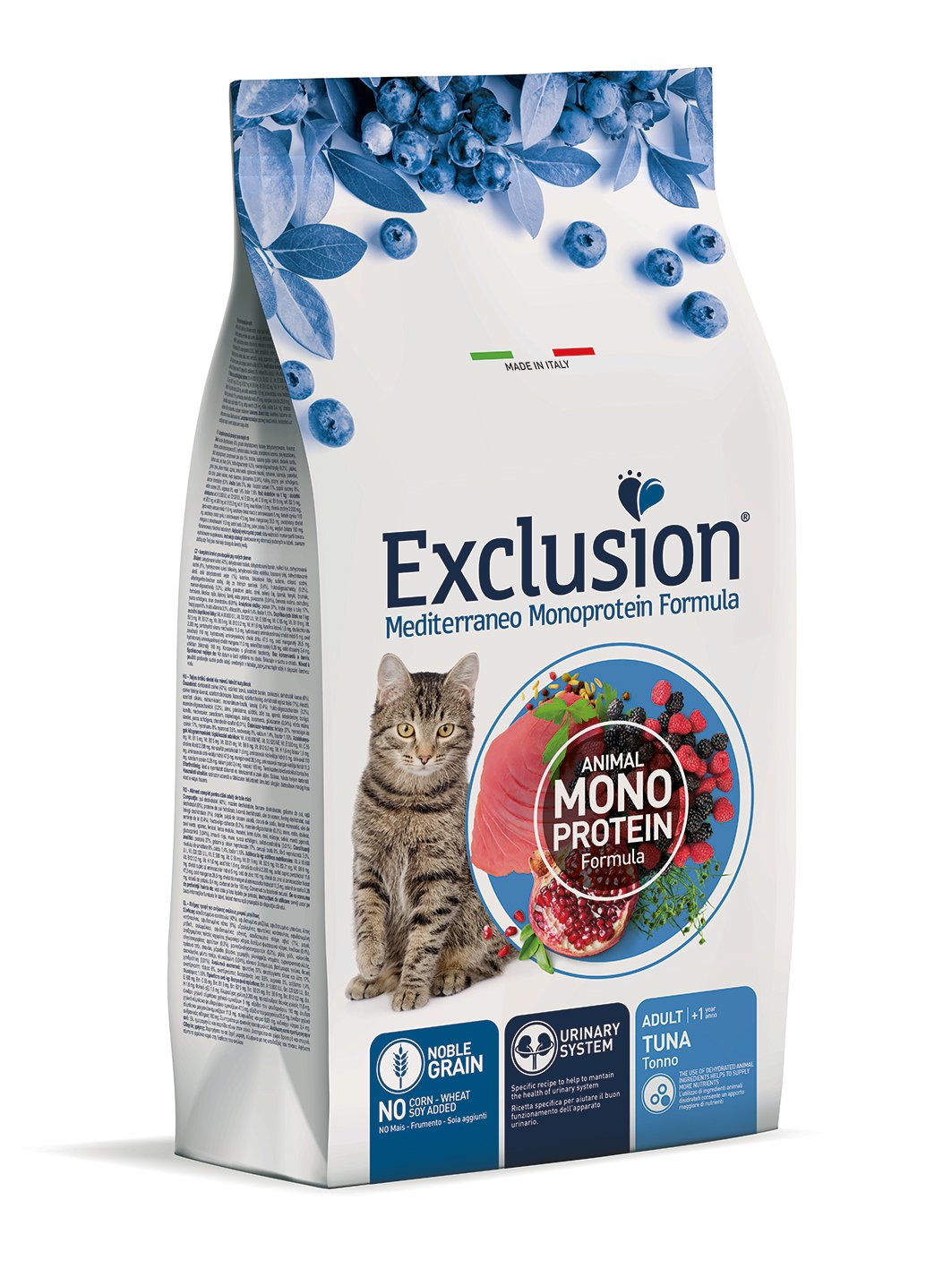 Сухой корм для кошек Exclusion Noble Grain Cat Adult Tuna, 1,5 кг - фото 1