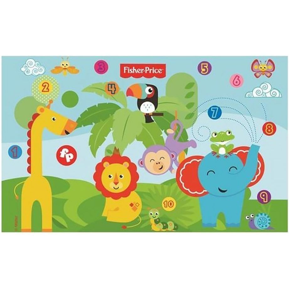 Килимок антиковзаючий Fisher-Price Джунглі, 120х80 см (FP-PC007) - фото 1