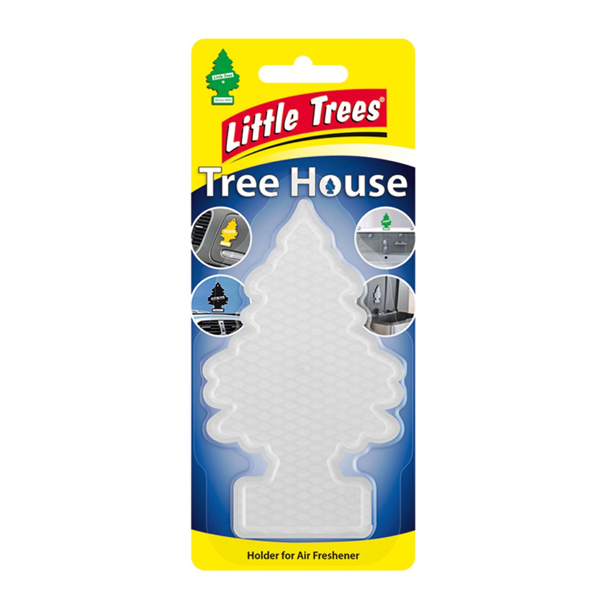 Тримач для ароматизатора повітря Little Trees Ялинка Tree House, прозорий (9955) - фото 2
