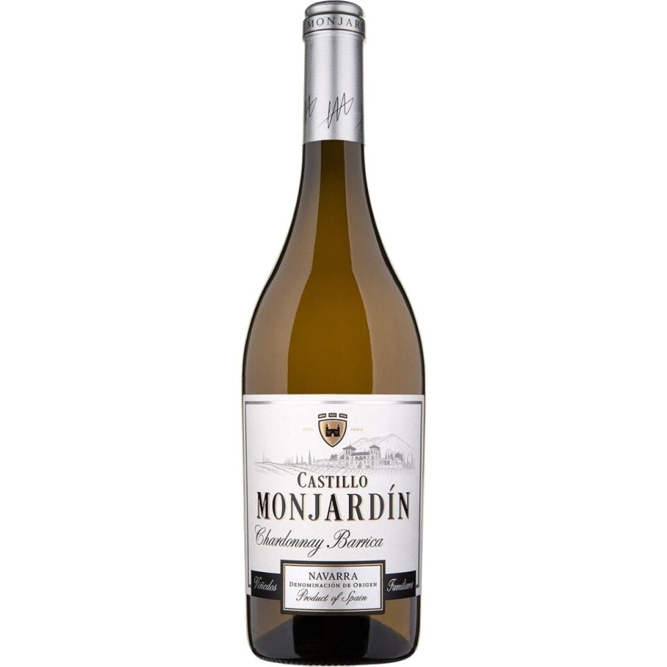 Вино Castillo de Monjardin Chardonnay Barrica, біле, сухе, 0,75 л - фото 1