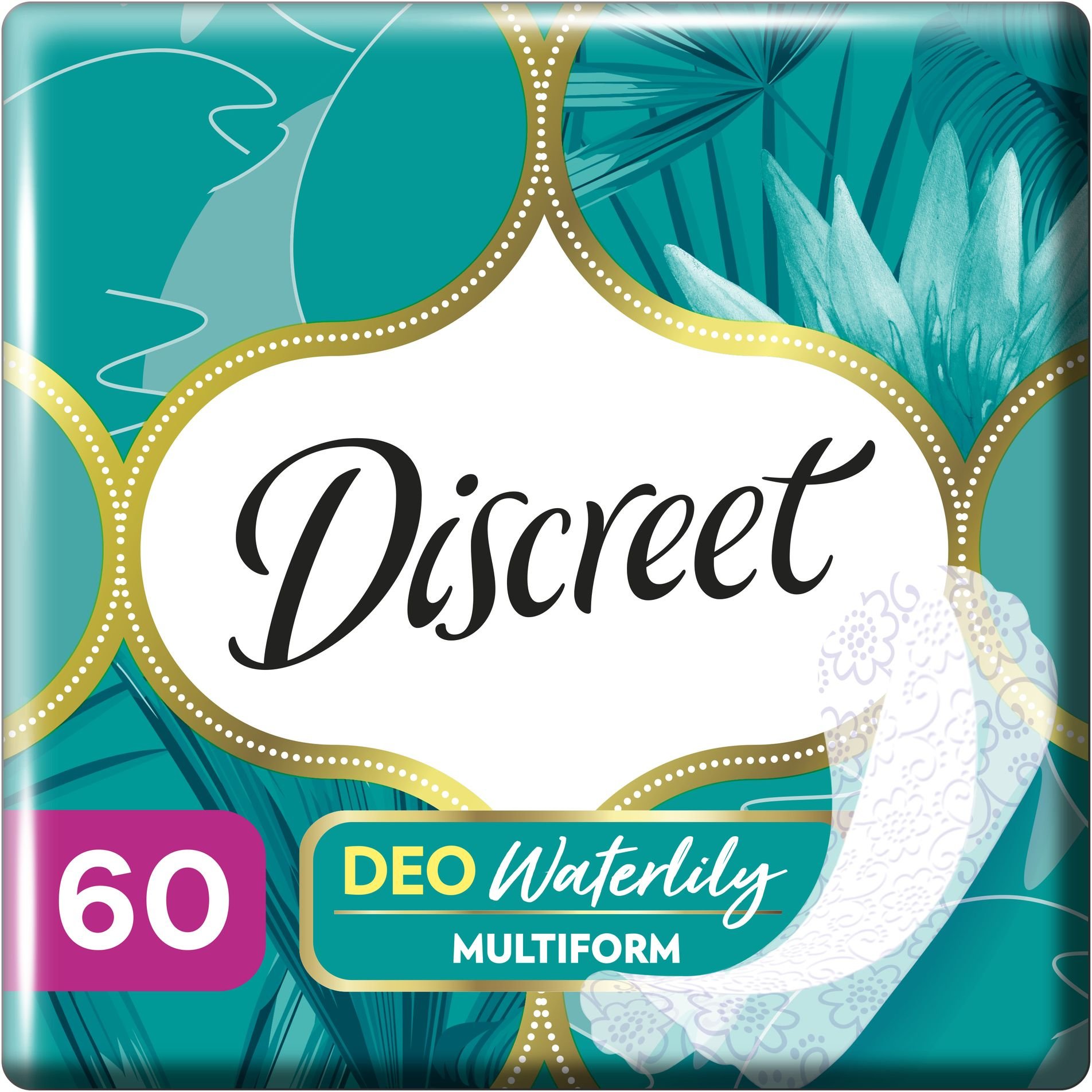 Ежедневные прокладки Discreet Deo Waterlily 60 шт. - фото 1