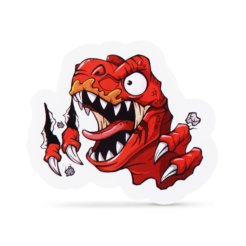 Набор Zuru Smashers Monster Wheels Dino Island Red Dino Skull (74102A) - фото 3