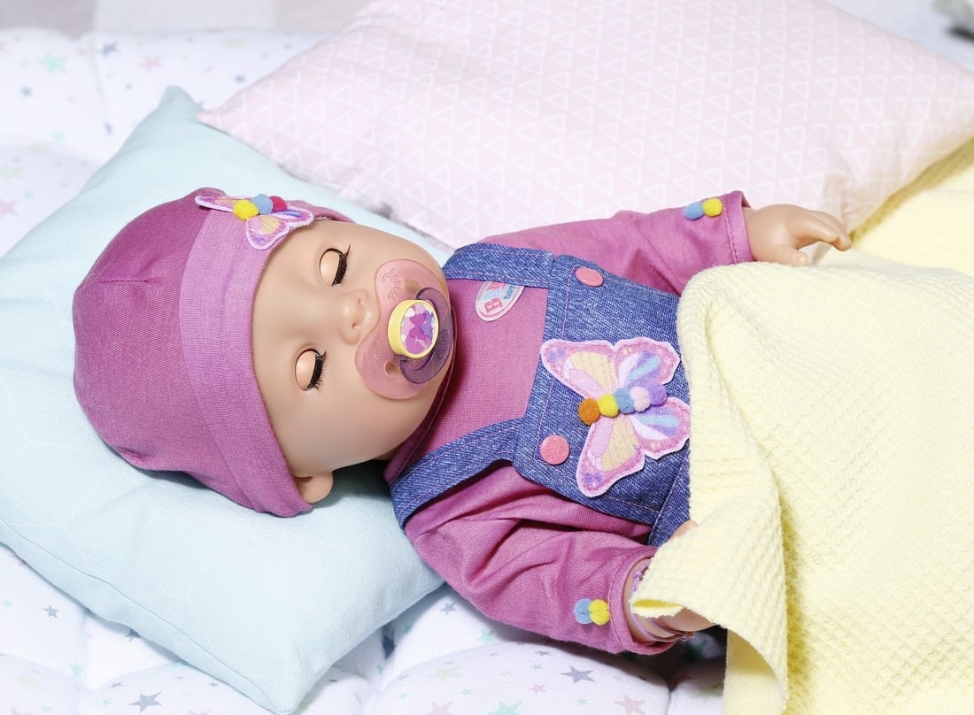 Лялька Baby Born Ніжні обійми Джинсовий лук, з аксесуарами, 43 см (831298) - фото 6
