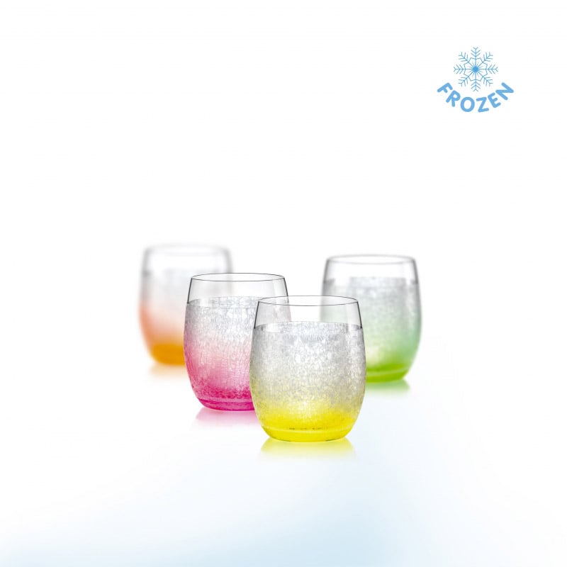 Набір склянок Bohemia Neon Frozen, 300 мл, 4 шт. (25180/D4939/300) - фото 1