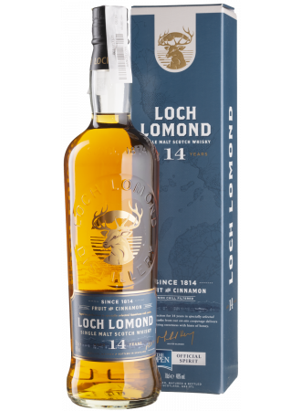 Виски Loch Lomond 14 yo Single Malt Scotch Whisky 46% 0.7 л в подарочной упаковке - фото 1