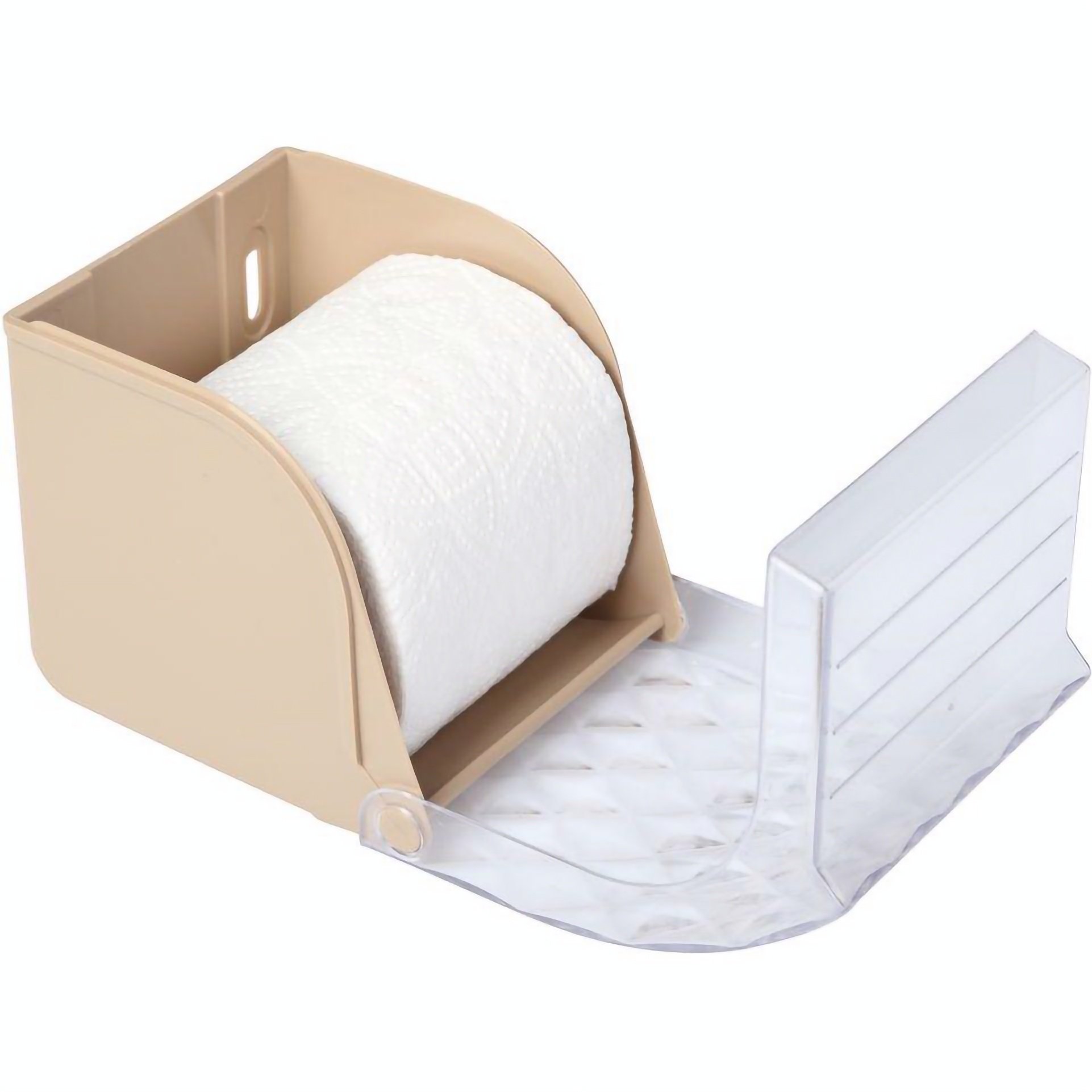 Тримач для туалетного паперу Volver Crystal BR, бежевий (10201BR) - фото 1