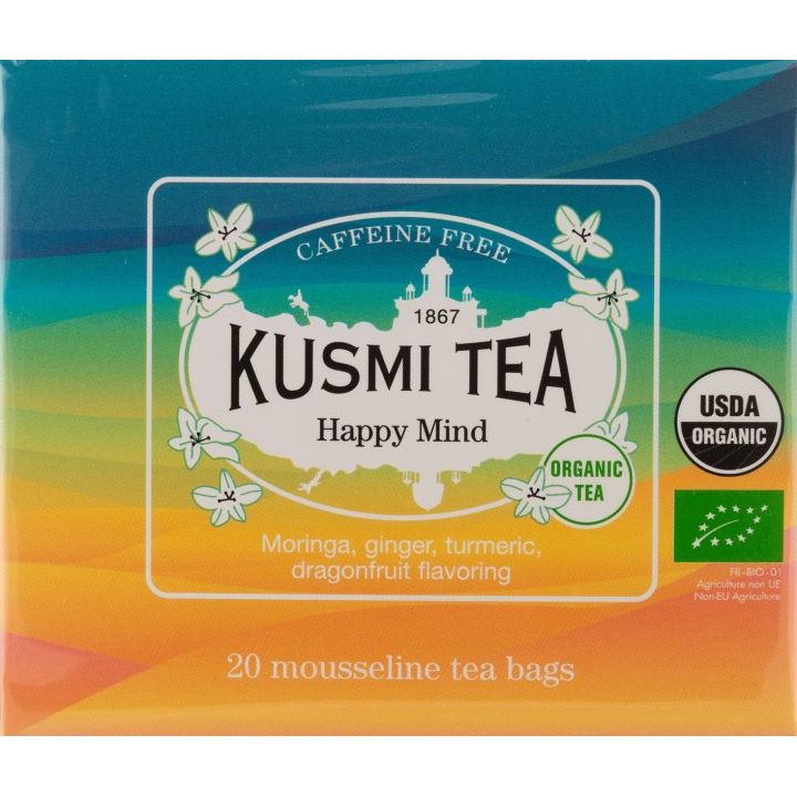 Чай трав'яний Kusmi Tea Happy Mind органічний 40 г (20 шт. х 2 г) - фото 1